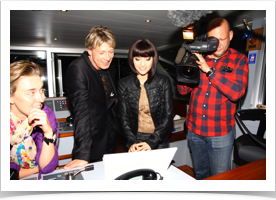 Skype Konferenz von Nadine